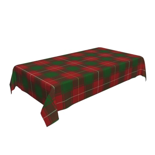 SolaraPulse Rectangle Tablecloth, Scottish Clan MacDuffee Tartan Stain-Resistant, Wrinkle-Free, Washable Cover for Dining, Parties, and Wedding 60x90in - Image 3