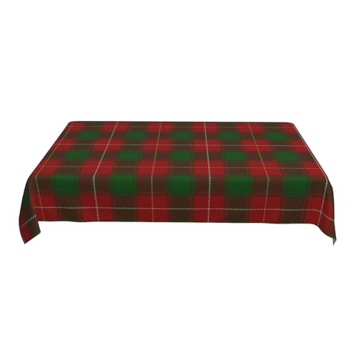 SolaraPulse Rectangle Tablecloth, Scottish Clan MacDuffee Tartan Stain-Resistant, Wrinkle-Free, Washable Cover for Dining, Parties, and Wedding 60x90in - Image 5
