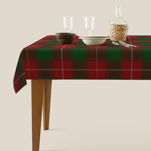 SolaraPulse Rectangle Tablecloth, Scottish Clan MacDuffee Tartan Stain-Resistant, Wrinkle-Free, Washable Cover for Dining, Parties, and Wedding 60x90in - Image 8
